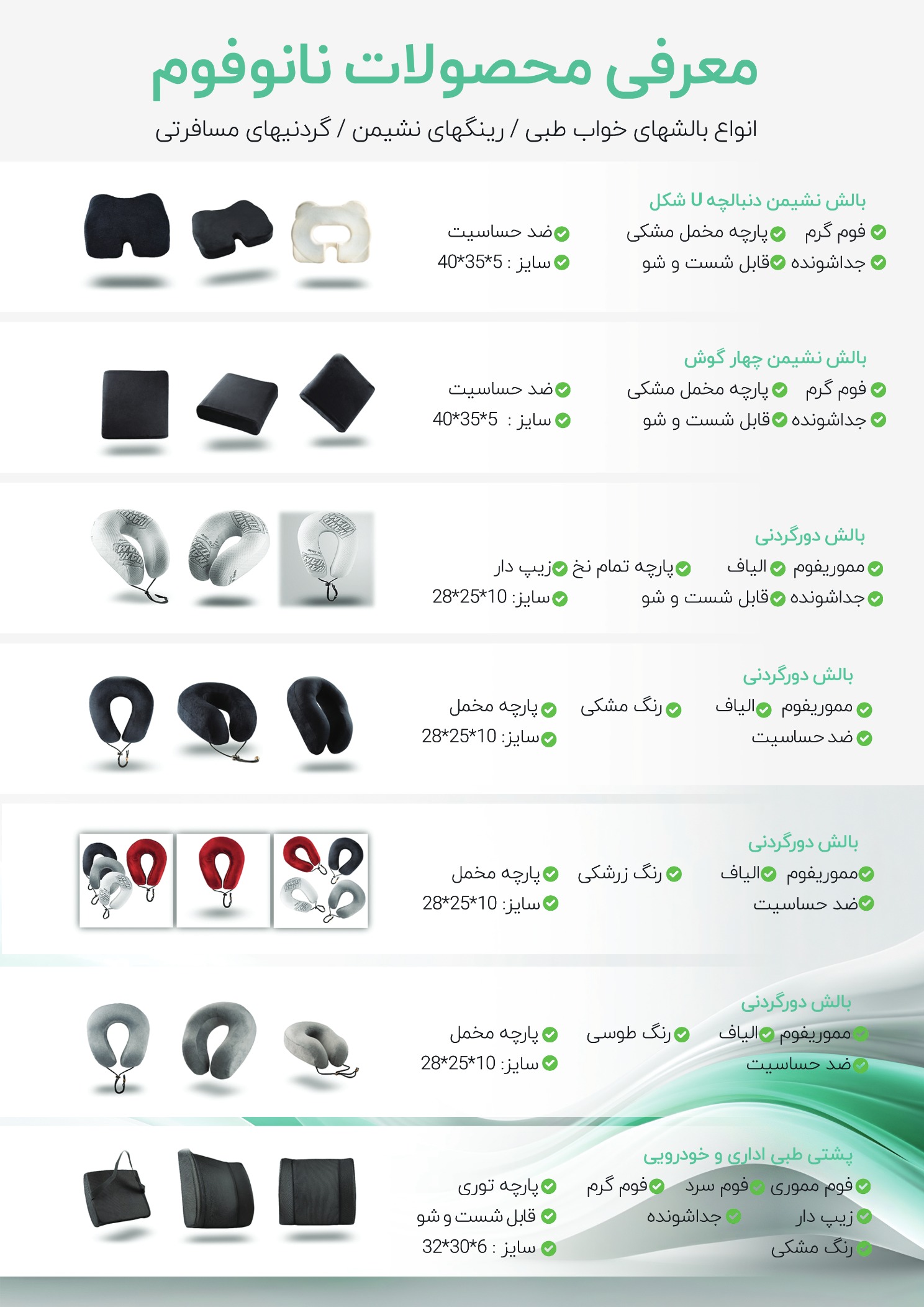 محصولات نانوفوم